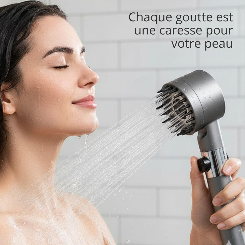 Pommeau de Douche Filtrant et Anti-Calcaire